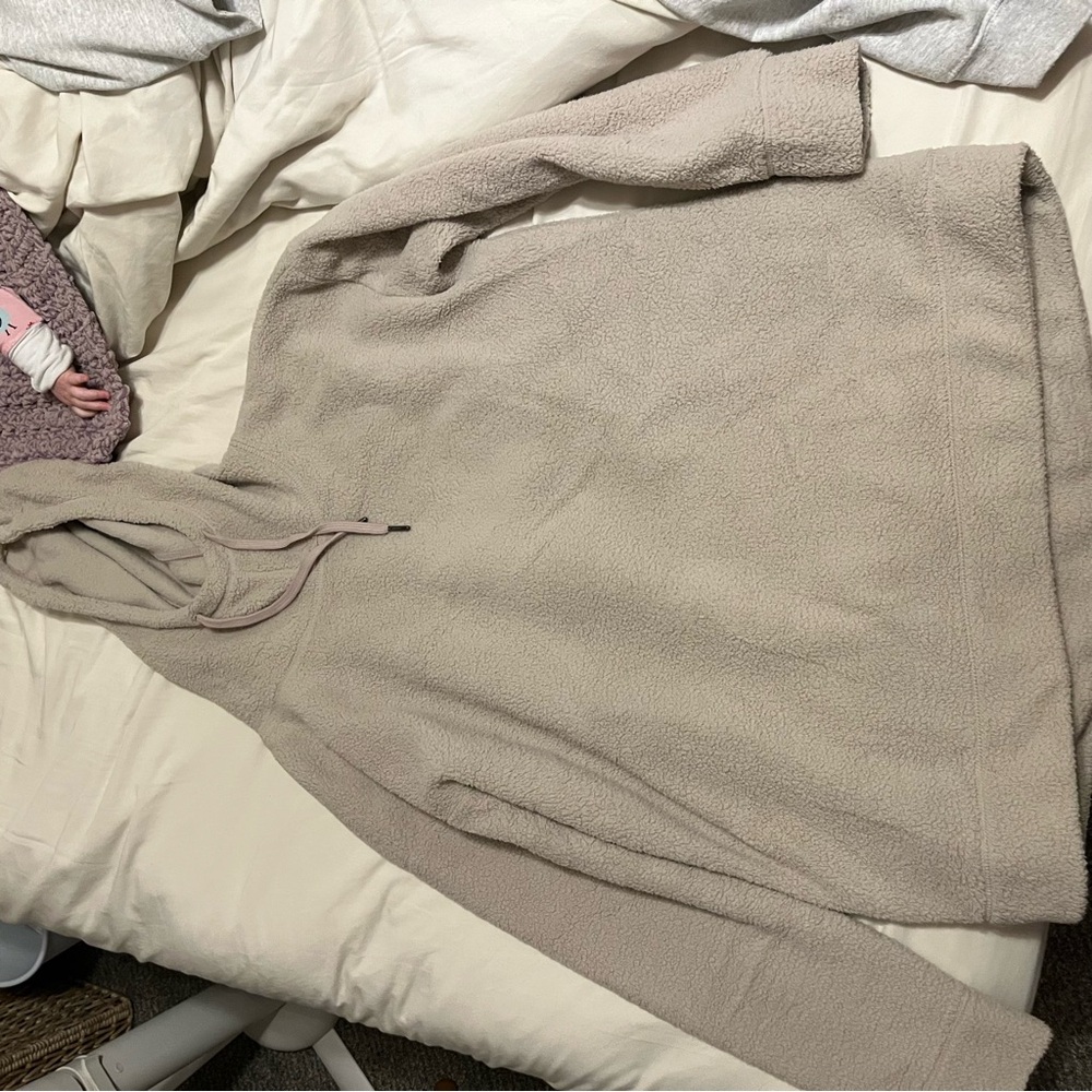 32 Degrees Light Beige Fleece Hoodie